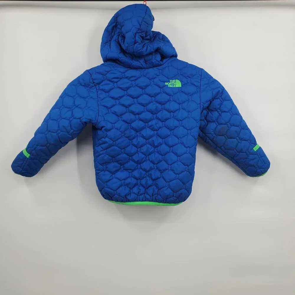 The North Face Reversible Perrito Hooded Jacket KIDS Size 2T Full Zip